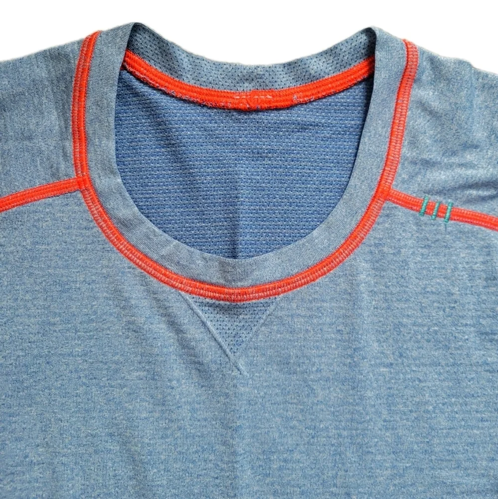 LULULEMON \ Metal Vent Tech LS / L / Heather Rugged Blue
